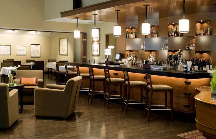 Готель The Saratoga Hilton Саратога-Спрінгс Ресторан фото